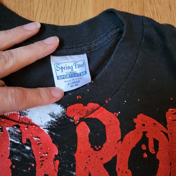 Skid row 1989 tshirt sz xl